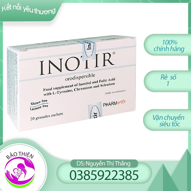 Inotir hỗ trợ điều trị buồng trứng đa nang cho nữ
