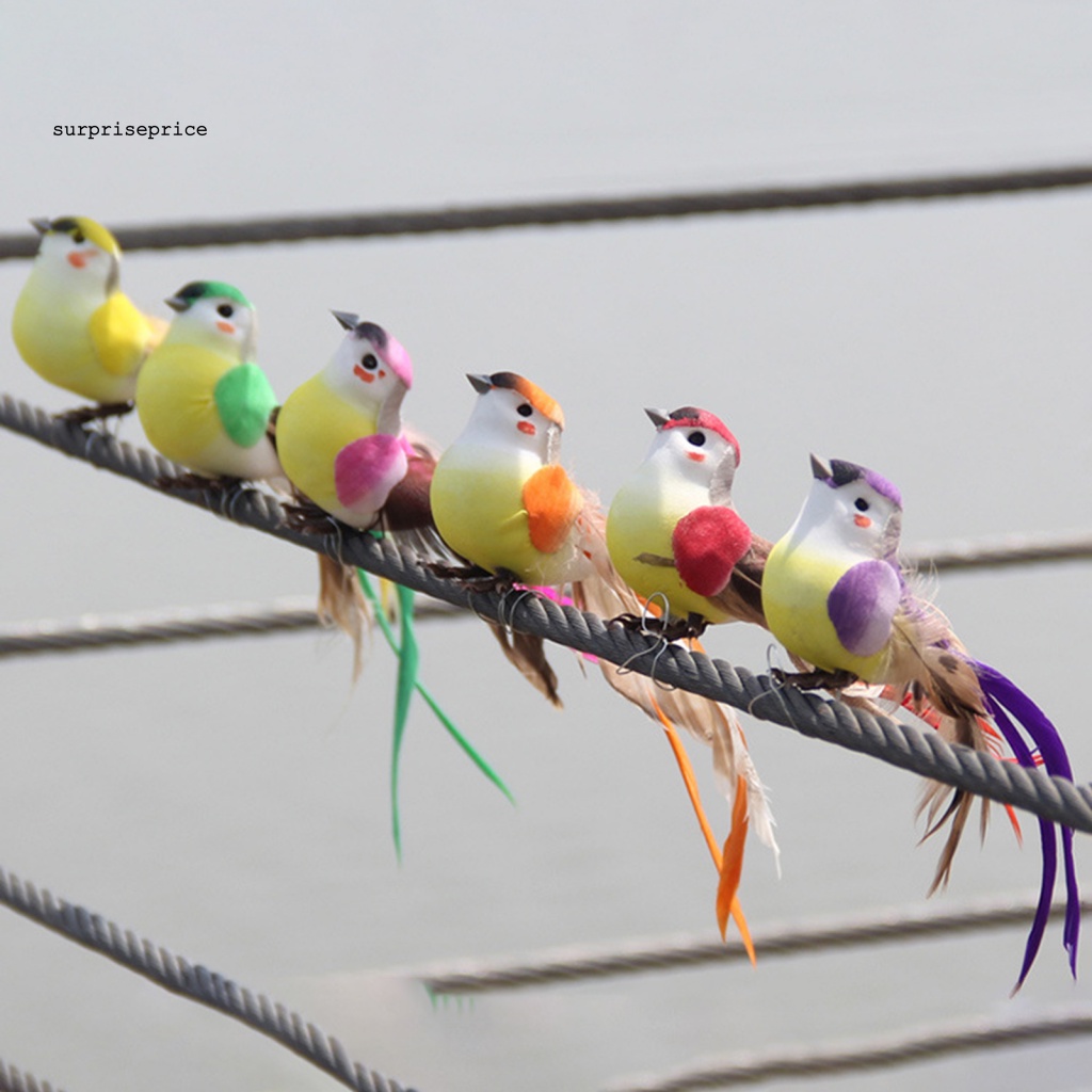 Chim Nhân Tạo Bằng Xốp Thân Thiện Với Môi Trường Trang Trí Cây Thông Giáng Sinh