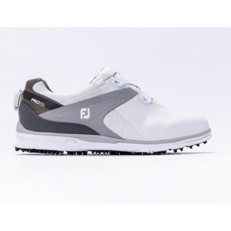 Giày Golf Nam FootJoy Pro SL BOA 53821 White/Silver - Giày Golf Chính Hãng