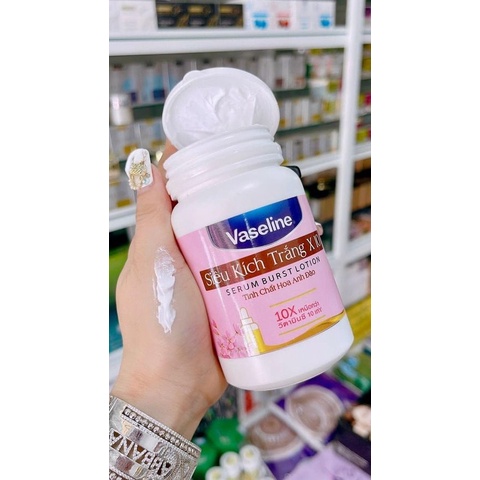 KÍCH TRẮNG VASELINE 10X