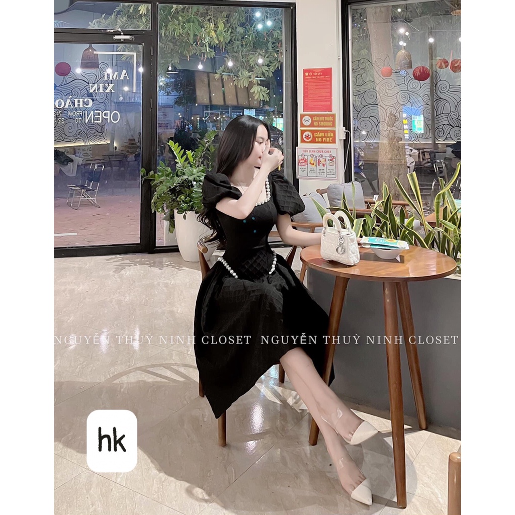 Váy nữ đầm dự tiệc dáng dài thiết kế đính ngọc sang trọng đi chơi, đi tiệc đều xinh (Kèm ảnh thật, video ) | BigBuy360 - bigbuy360.vn