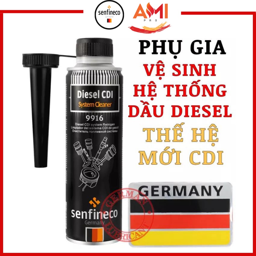 Súc Rửa Cực Sạch Hệ Thống Phun Và Buồng Đốt Máy Dầu Senfineco 9916 Của Đức