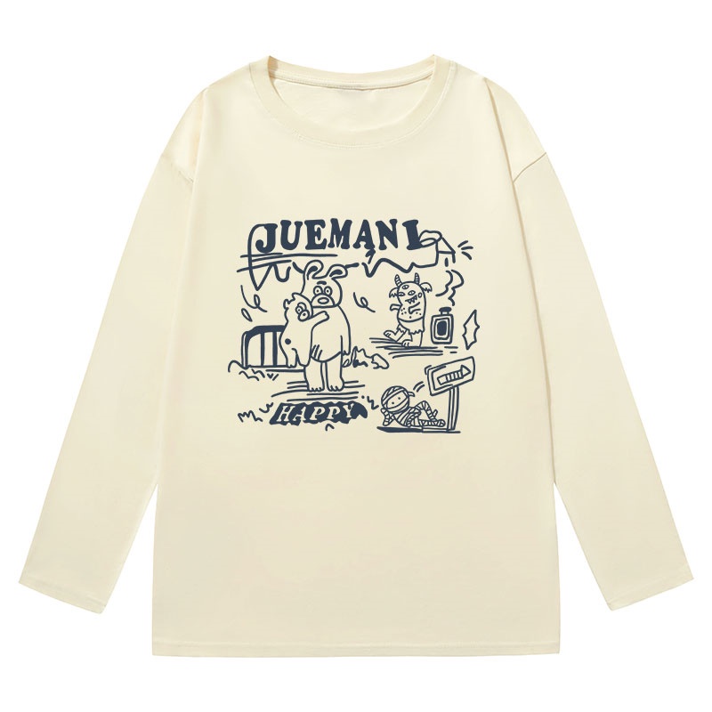 NRVP Áo Thun Nữ Dài Tay Thời Trang Hàn Quốc 2023