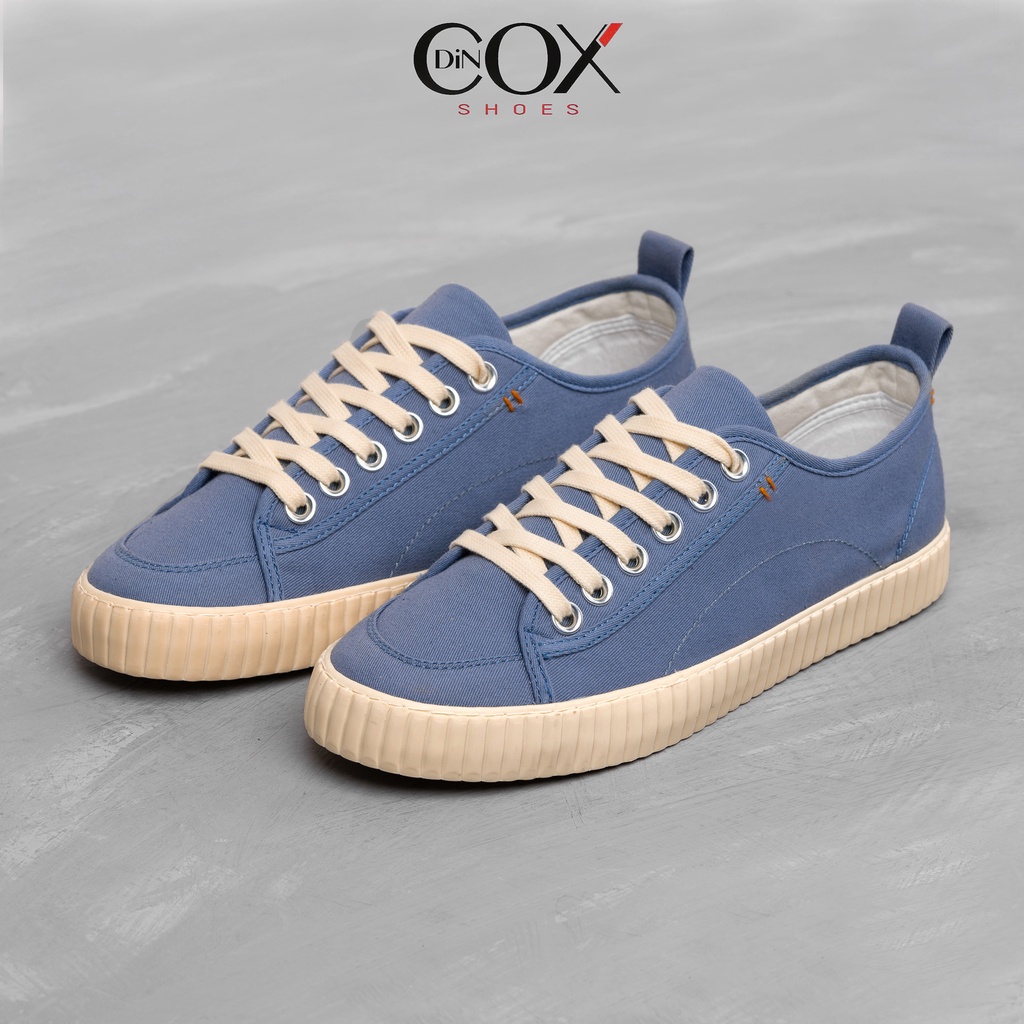 Giày Sneaker Vải Unisex DINCOX D27 Đơn Giản Hiện Đại Denim