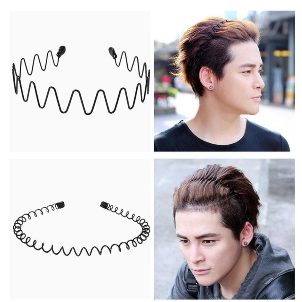 Set 6 Băng Đô Kim Loại Co Giãn Tạo Kiểu Tóc Thời Trang Unisex