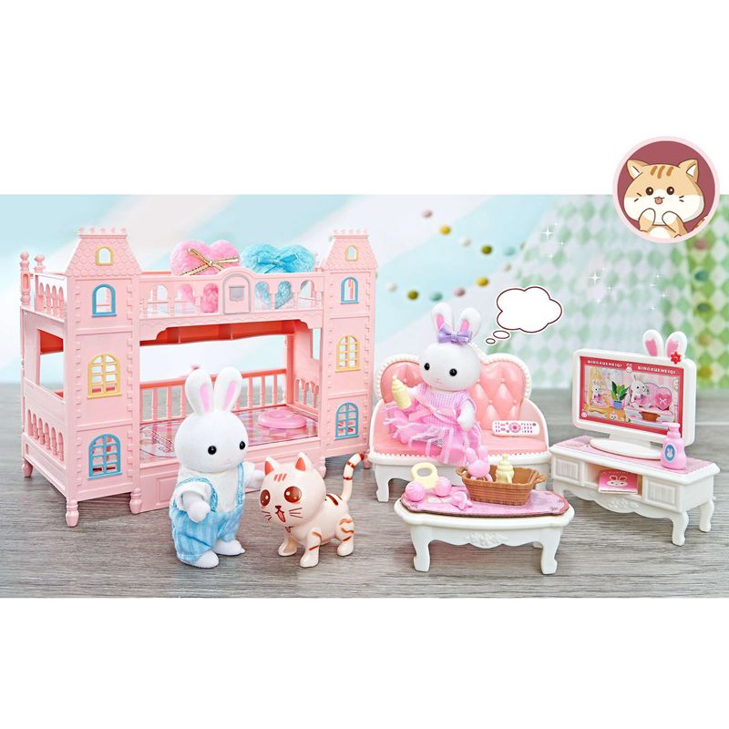 Mô Hình Đồ Chơi Nhà Của Thỏ