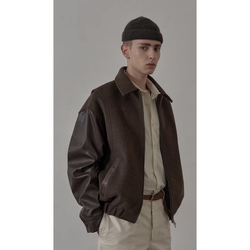 Bomber basic 2 khóa Chần bông.