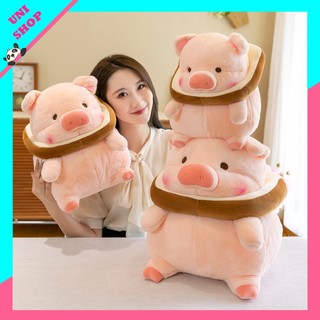 Gấu bông heo hồng bánh mì má phúng phính dễ thương qùa tặng sinh nhật gấu bông cao cấp _ unishop