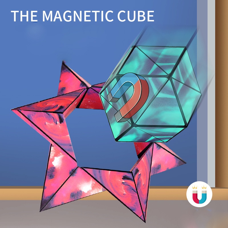 Đồ Chơi Fidget Cube 3D Nam Châm Thần Kì Dành Cho Trẻ Em