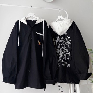 Áo khoác kaki phối nón (Ảnh shop tự chụp)