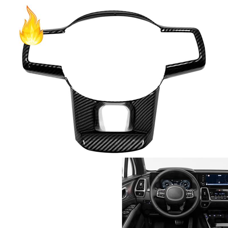 Khung Dán Trang Trí Bảng Điều Khiển Vô Lăng Xe Hơi Kia Sorento MQ4 2021 2022