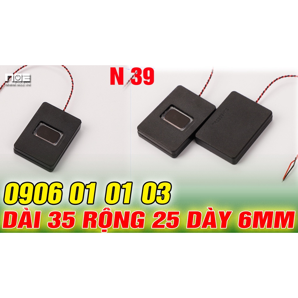 Loa độ laptop N39, Loa độ điện tử hình chữ nhật DÀI 34 RỘNG 24 DÀY 5MM, ÂM THANH SIÊU HAY 8 ôm 2w