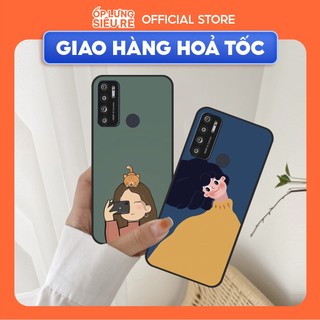 Ốp lưng vsmart joy 4/active 3/bee 3/star 4/aris/...dẻo đen in hình cô gái