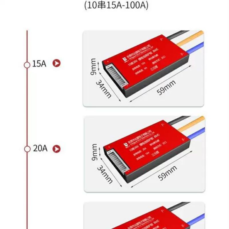 Bộ Sạc / Dòng Điện 4S 12V BMS Cho Lifepo4