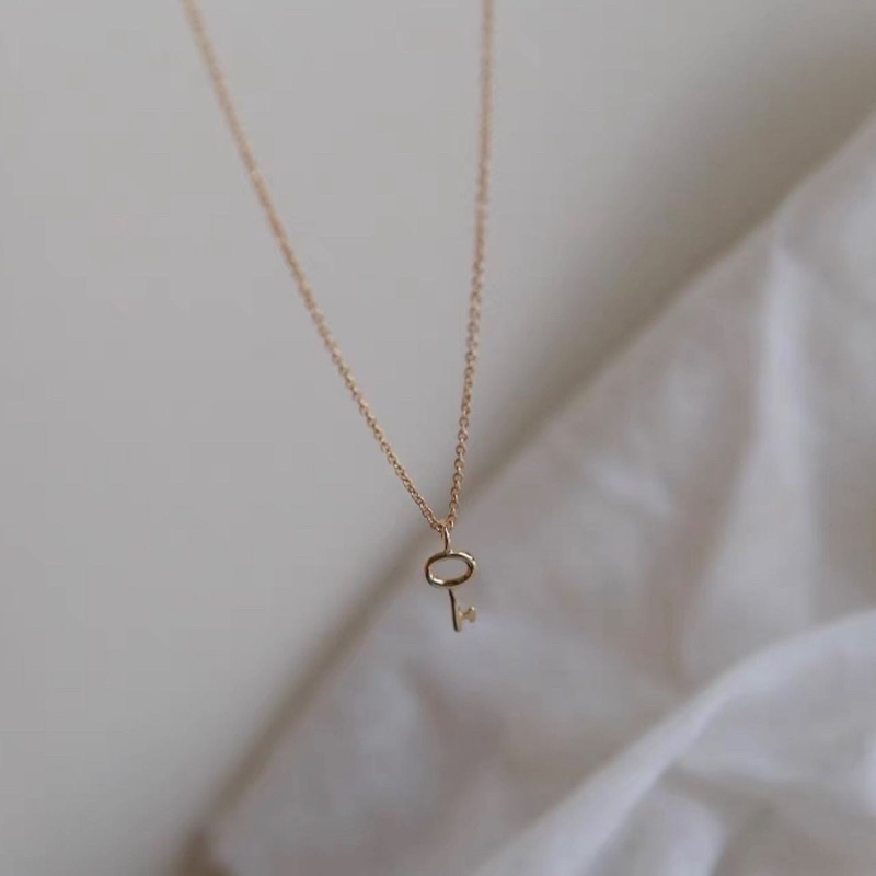 Dây chuyền đá bạc 925 mạ vàng 14k