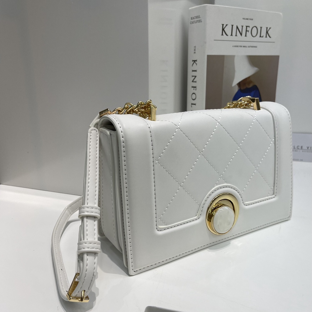 Túi xách nữ kẹp nách La Dolce Vita P khóa ngọc, đeo vai đeo chéo - P118