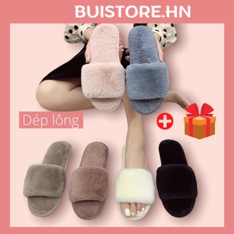 Dép lông đi trong nhà Dép bông đi mùa đông mềm nhẹ HÀNG CAO CẤP