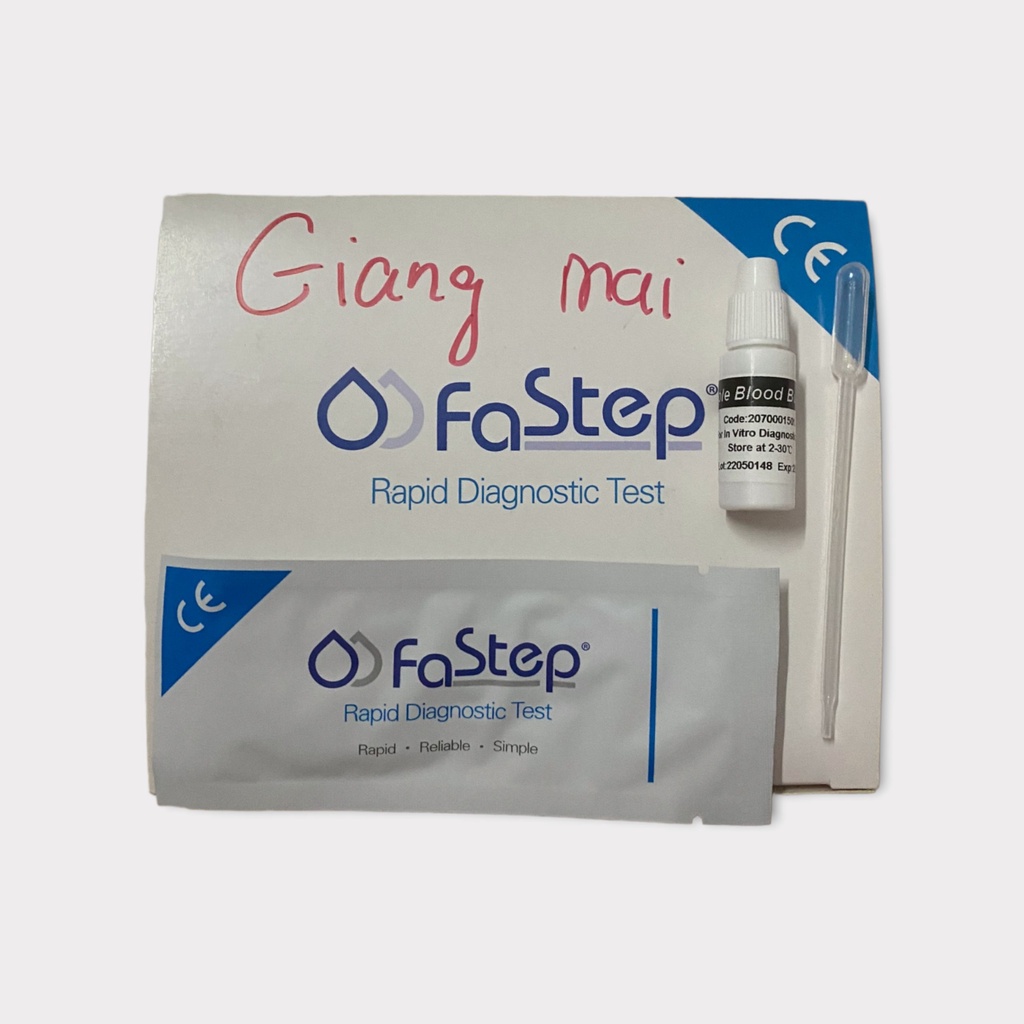 Que test giang mai Syphilis chính hãng Fastep