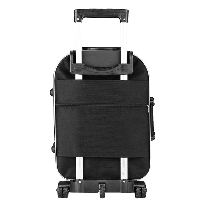 Vali Du Lịch Kéo Tay BI& TI màu đen có nắp 20 và  22 Inch