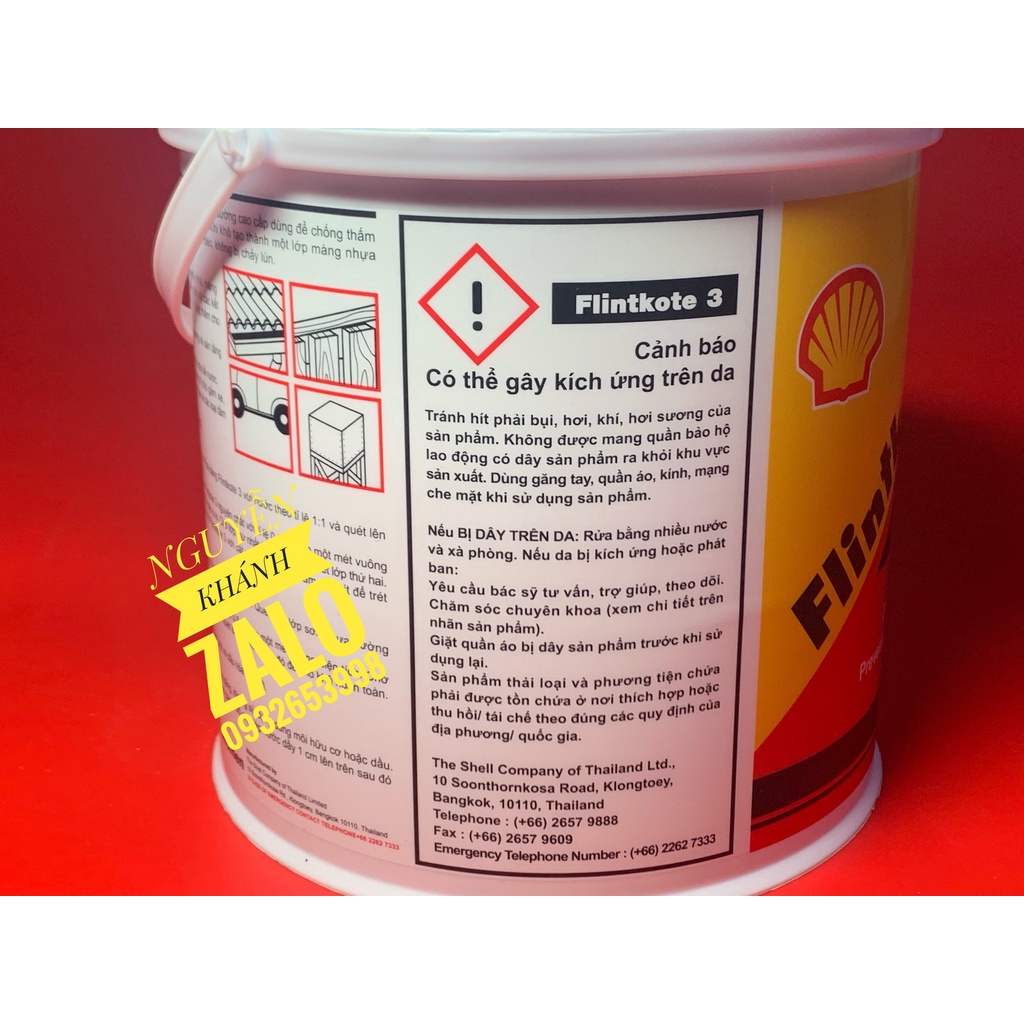 Sơn chống thấm Bitum Flintkote No.3 - Lon 3,5 lít