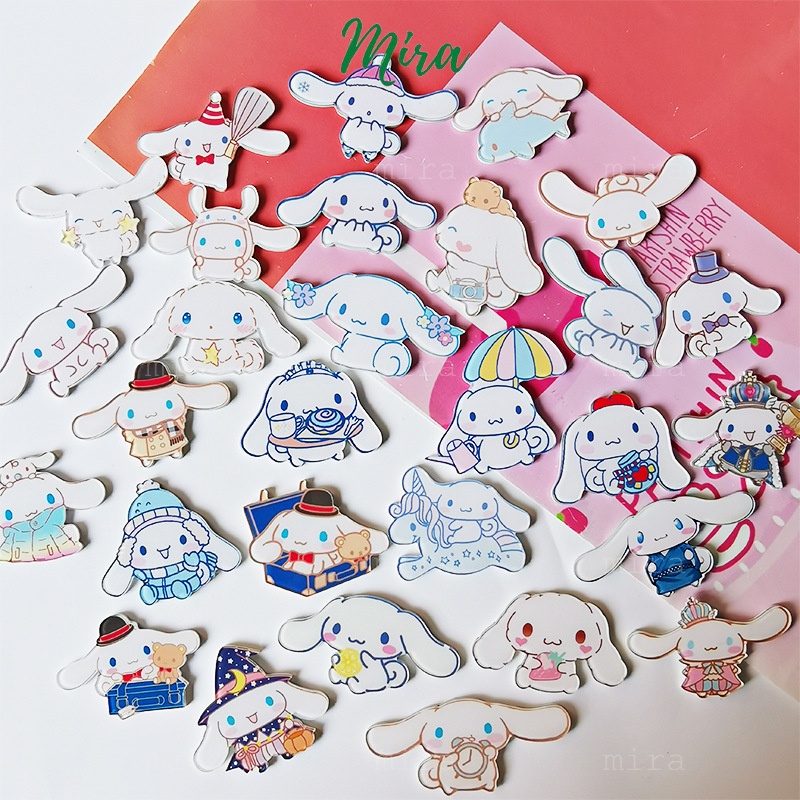 Ghim Cài Thỏ Trắng Dễ Thương, Huy Hiệu Acrylic, Pin Cài Áo, Trâm Cài Balo Đi Học Cực Cute Mẫu Tự Chọn MIRA-GC00810