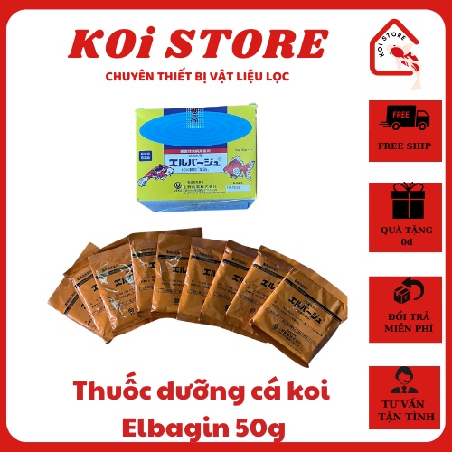 Sản phẩm dưỡng cá tera Elbagin Nhật bản 50g