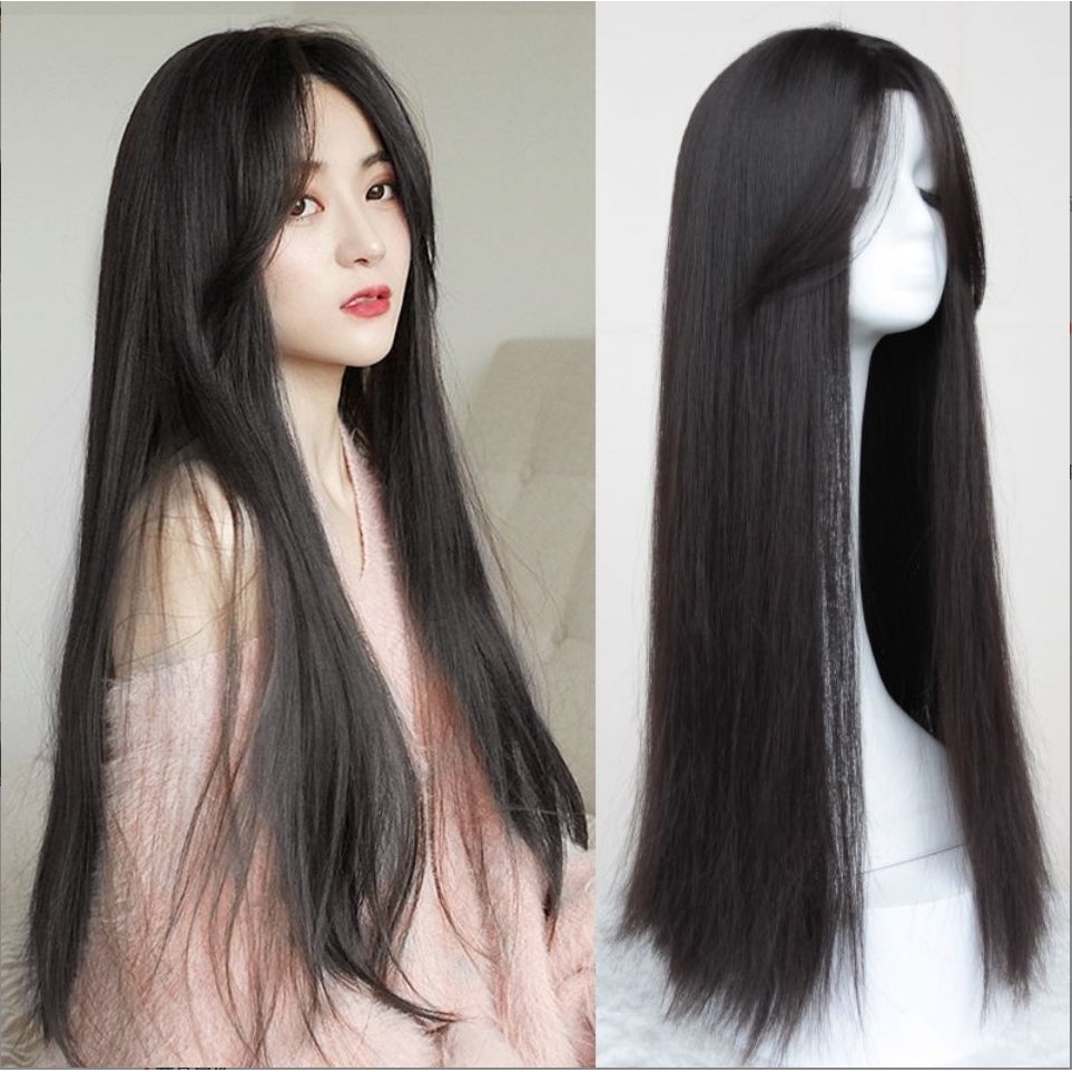 🌿Tặng Lưới🌿Tóc giả cả đầu mái bay Hàn Quốc, Tóc giả đẹp nguyên đầu - TG22