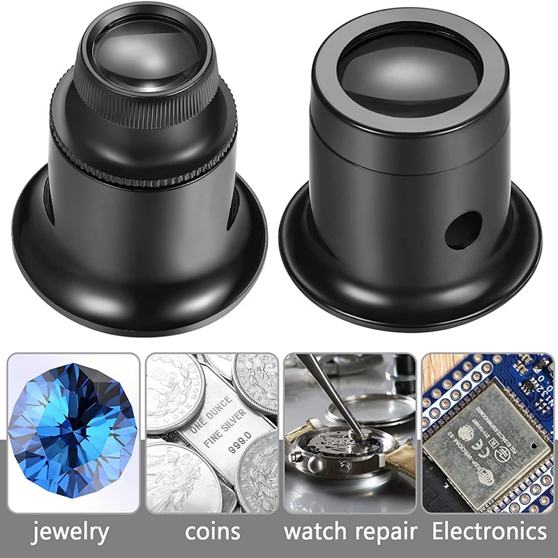 Kính Lúp Phóng Đại 20X / 15X / 10X / 5X / 3X Chuyên Dụng Sửa Chữa Đồng Hồ