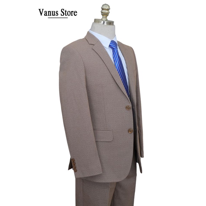 Bộ vest nam trung niên, vest trung tuổi mẫu mới nhất chất liệu vải tuypsi cao cấp