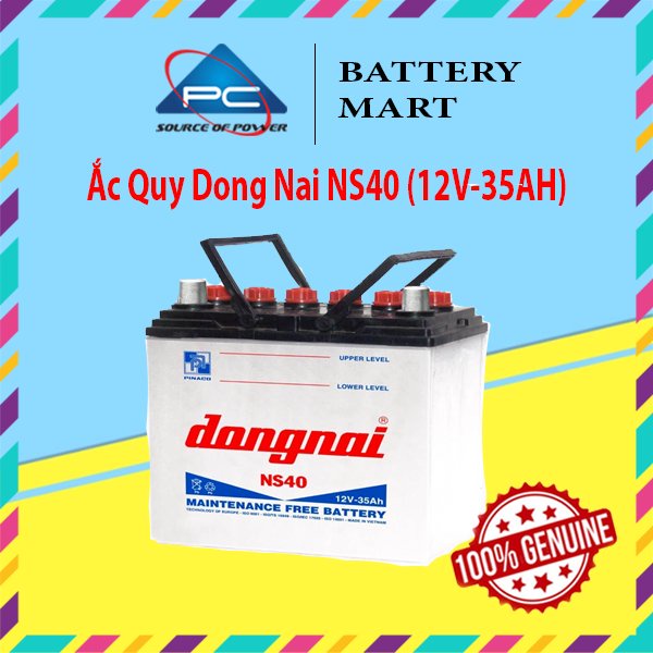 Bình Ắc Quy 12V-35Ah, Ắc Quy Dong Nai NS40