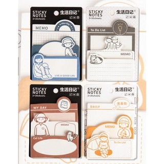 [SIÊU RẺ, SIÊU KUTE ]Giấy note nhiều kiểu dáng đáng yêu, nhiều cỡ