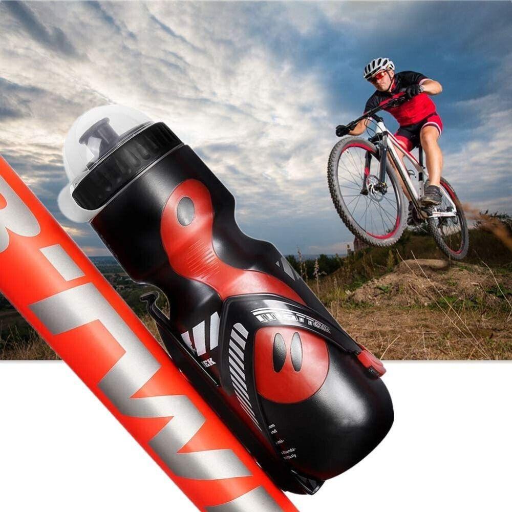 KUNHEV Bình Đựng Nước 650ml Gắn Xe Đạp Thể Thao Ngoài Trời Bền Bỉ