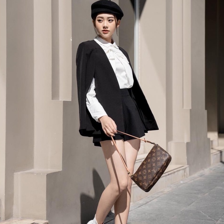 Túi xách nữ đeo vai cầm tay LV POCHETTE kẹp nách cao cấp