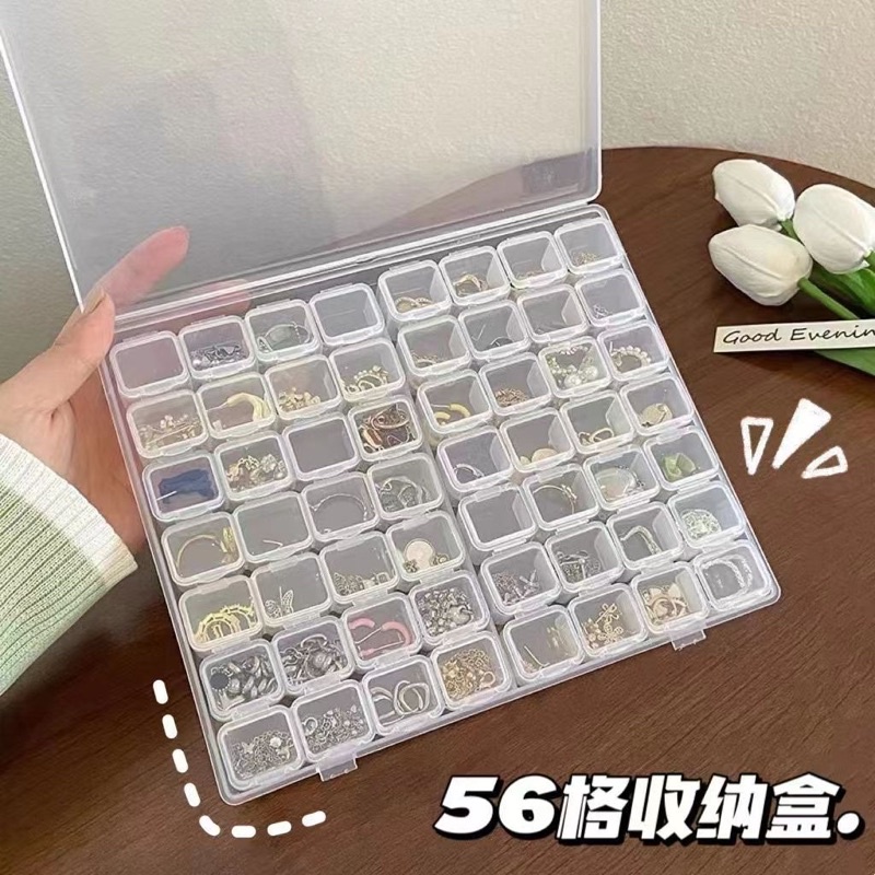 Hộp đựng phụ kiện 28 ô 56 ô có nắp đậy