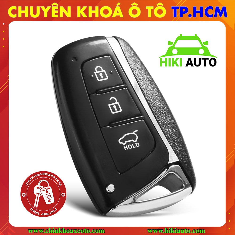 Vỏ chìa khoá Hyundai SantaFe 3 nút, Vỏ chìa khoá thông minh Hyundai SantaFe chuẩn zin mang lại nét đẹp ban đầu