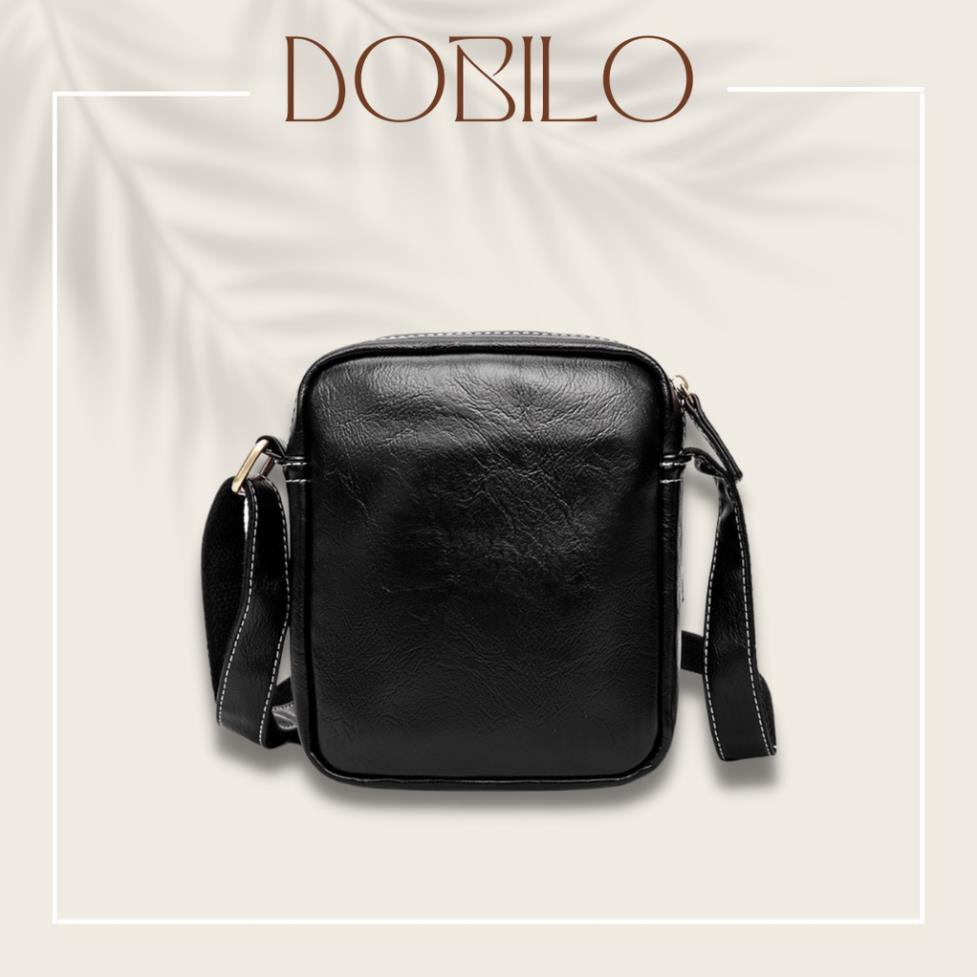 Túi Chéo Nam Mini Unisex, Da Cao Cấp Chống Nước DOBILO BG02