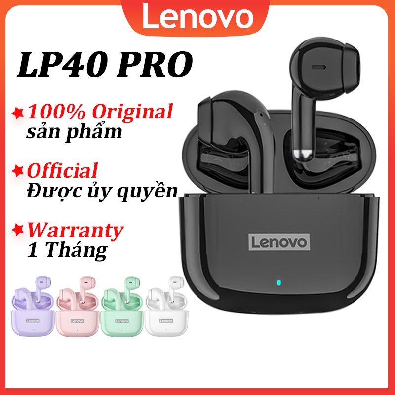 【Nguyên Bản】Tai nghe Bluetooth Lenovo LP40 Pro TWS Không Dây Điều Khiển Cảm Tai nghe nhét tai chống nước
