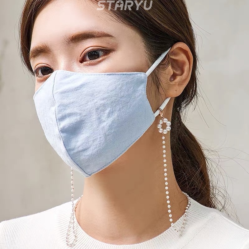 Dây Đeo Khẩu Trang Từ Tính 2 Trong 1 Phong Cách Hàn Quốc