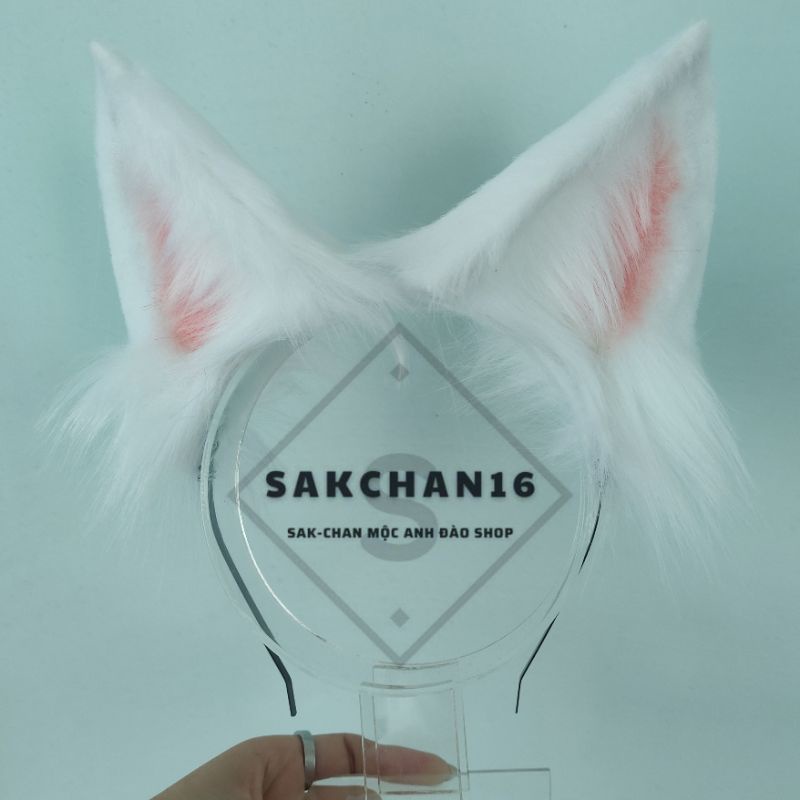 Set hoá trang cài hình tai cáo kèm đuôi