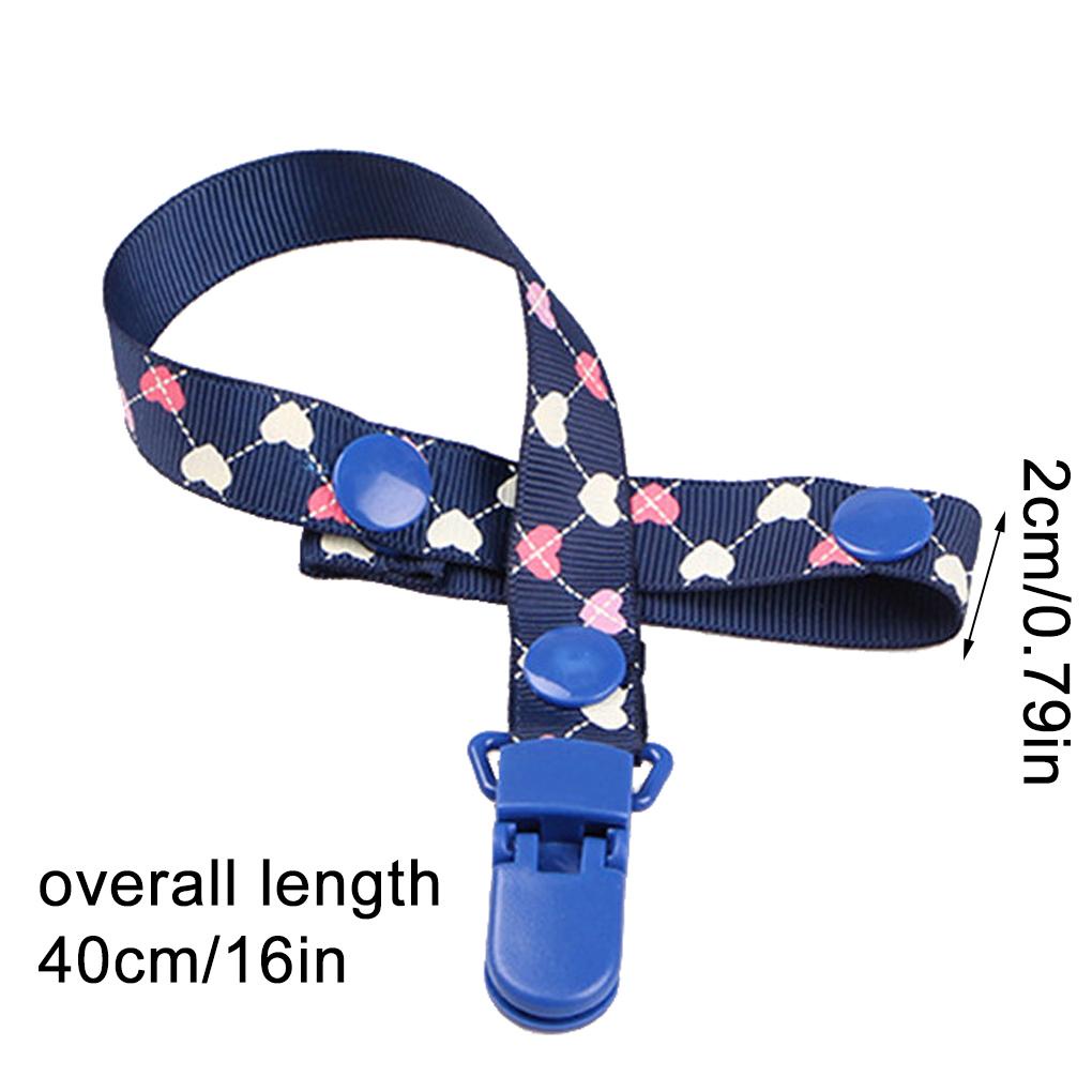 Set 8 Dây Đeo Núm Vú Giả Bằng Polyster Có Thể Điều Chỉnh Cho Bé Giá Đỡ
