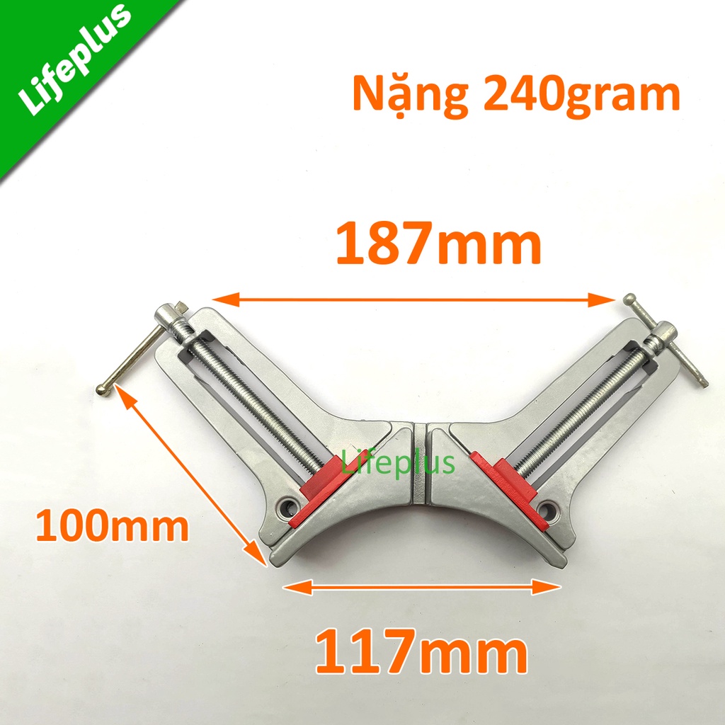 Bộ 4 chiếc Ê tô góc vuông hợp kim loại dày kẹp hàn, kẹp bể cá,...