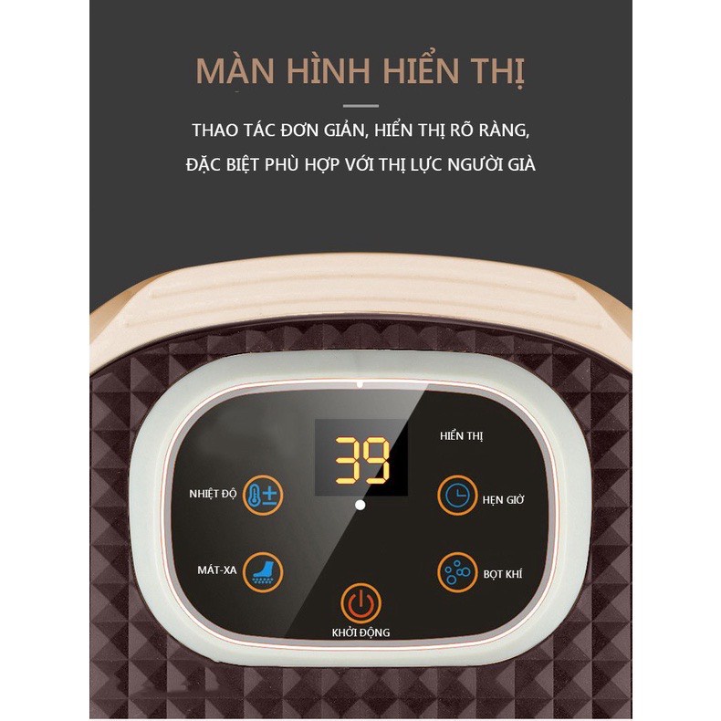 Bồn Ngâm Chân Massage , Máy Ngâm Chân Massage Chân Chính Hãng Lesen,Cải Thiện Giấc Ngủ Cho Gia Đình