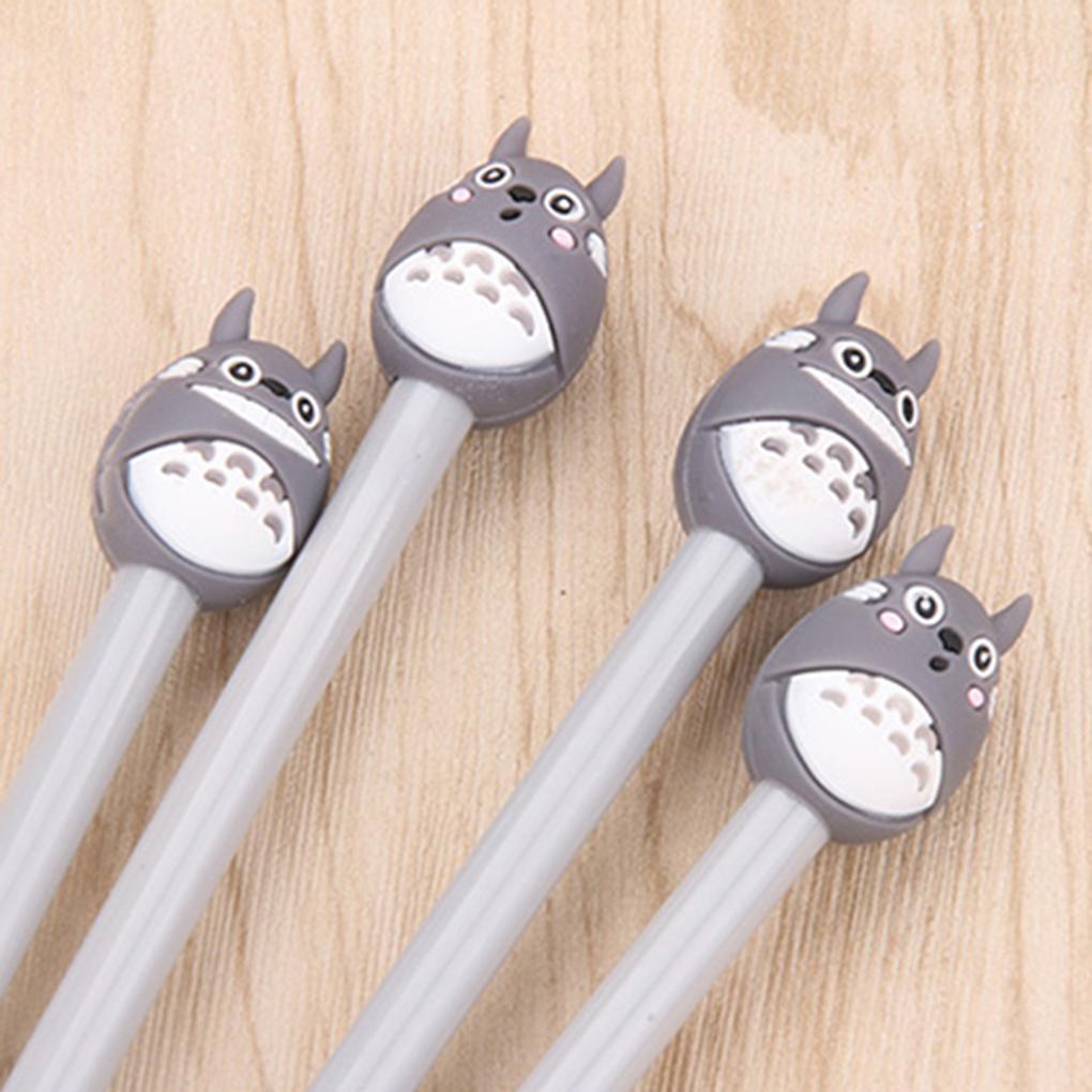 Bút Bi Ngòi 0 38mm In Hình Mèo Hoạt Hình Dễ Thương