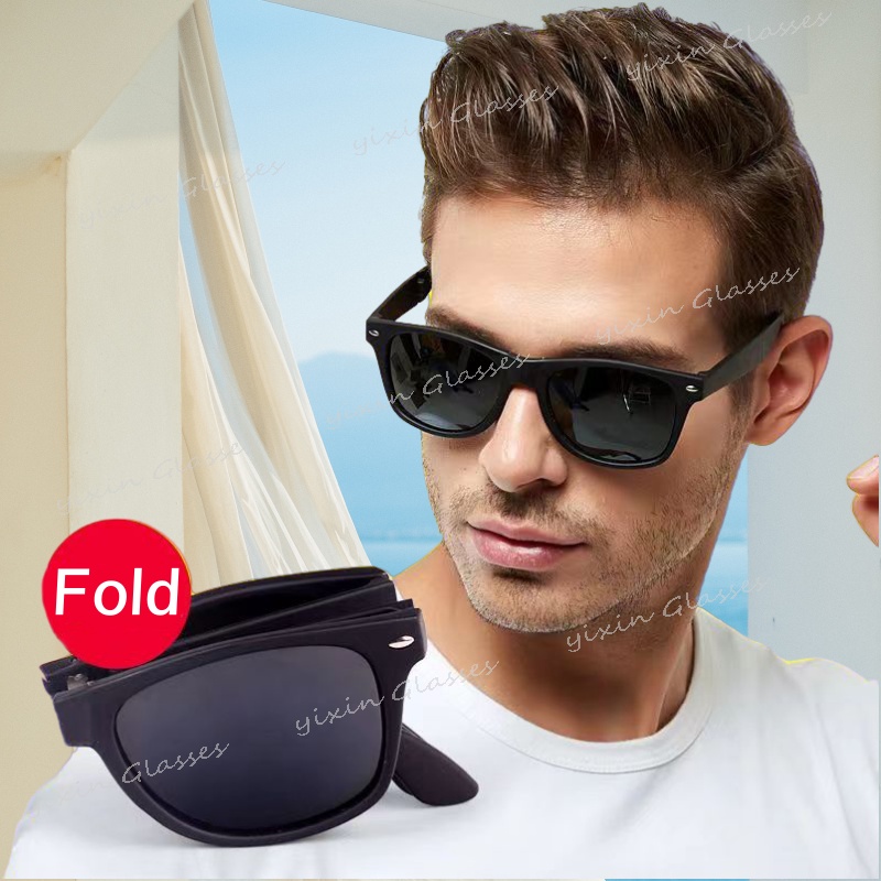 Kính Mát Gọng Vuông Chống Tia UV Nhỏ Gọn Thời Trang Unisex