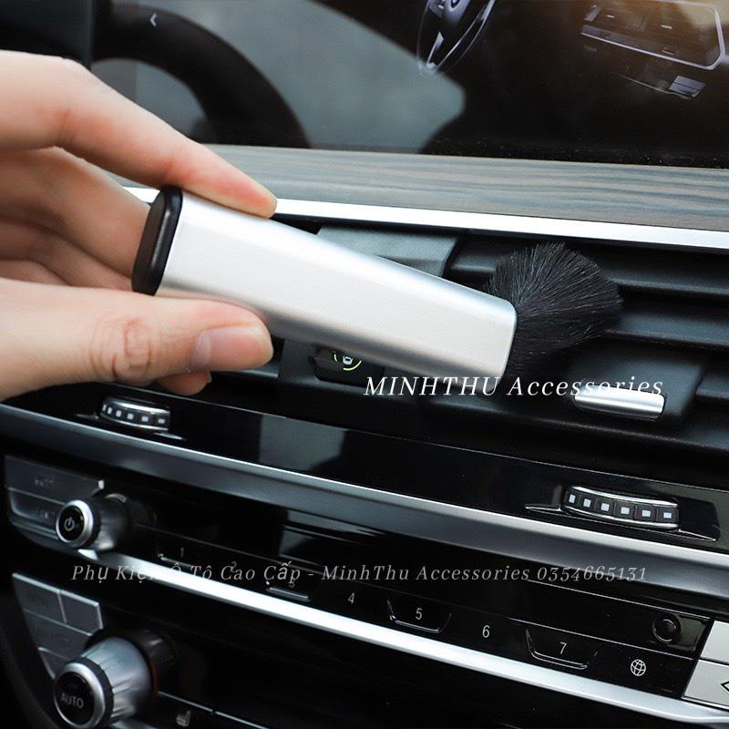Chổi Lau Bụi Ô Tô 2 Tốc Độ Lông Siêu Mềm Làm Sạch Nội Thất Xe Hơi