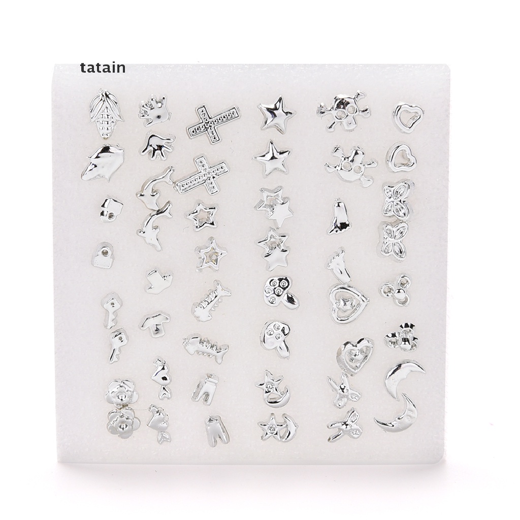 Set 24 Đôi Khuyên Tai Bạc Nhiều Kiểu Dáng Thời Trang