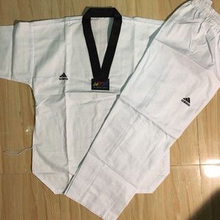 Võ Phục Taekwondo Das Basic Cổ Đen Cổ Đỏ Đen x UnionTaekwondoSHOP