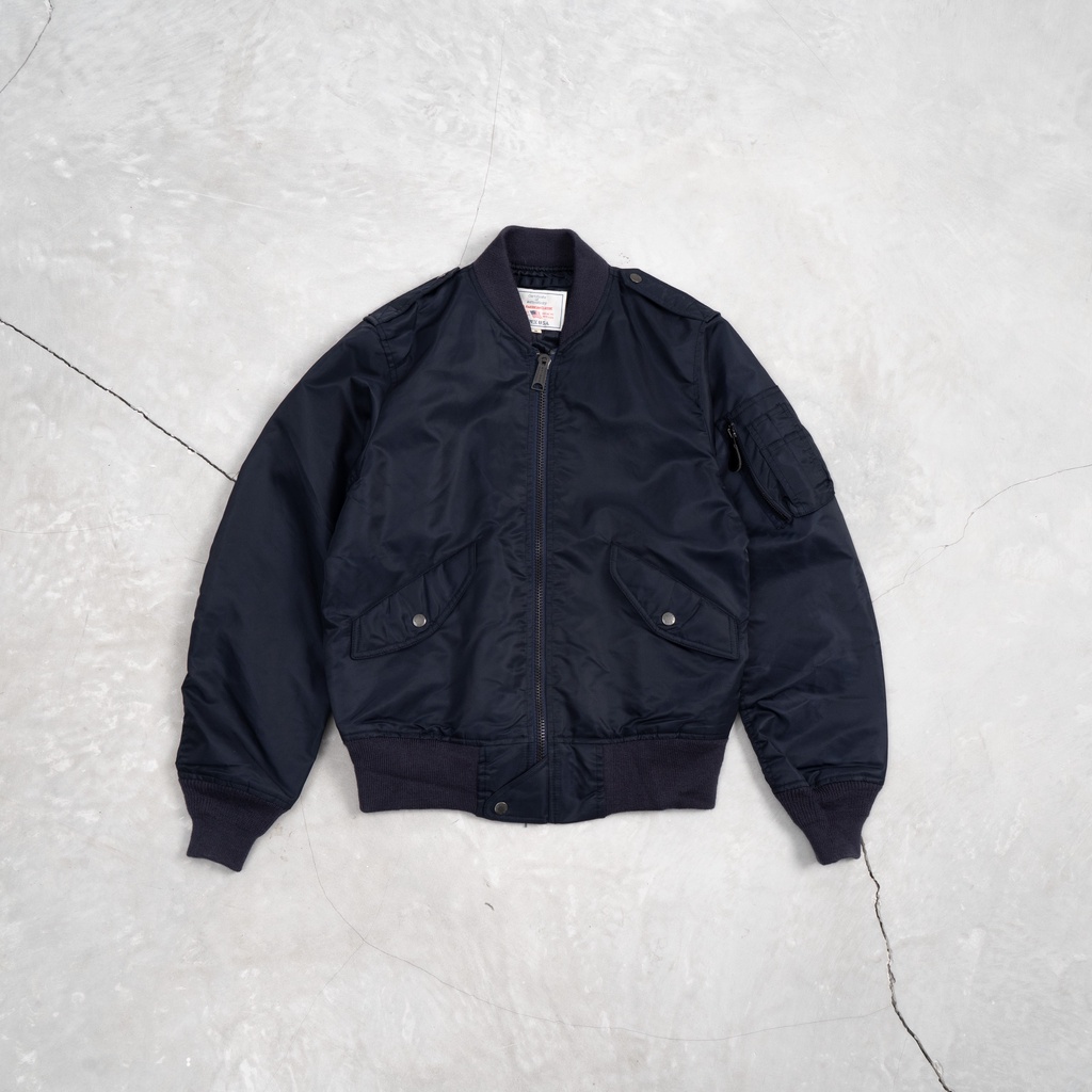 A.V.IRE.X BOMBER - LOGO AV.IR.EX USA - TAG IN COLLAR
