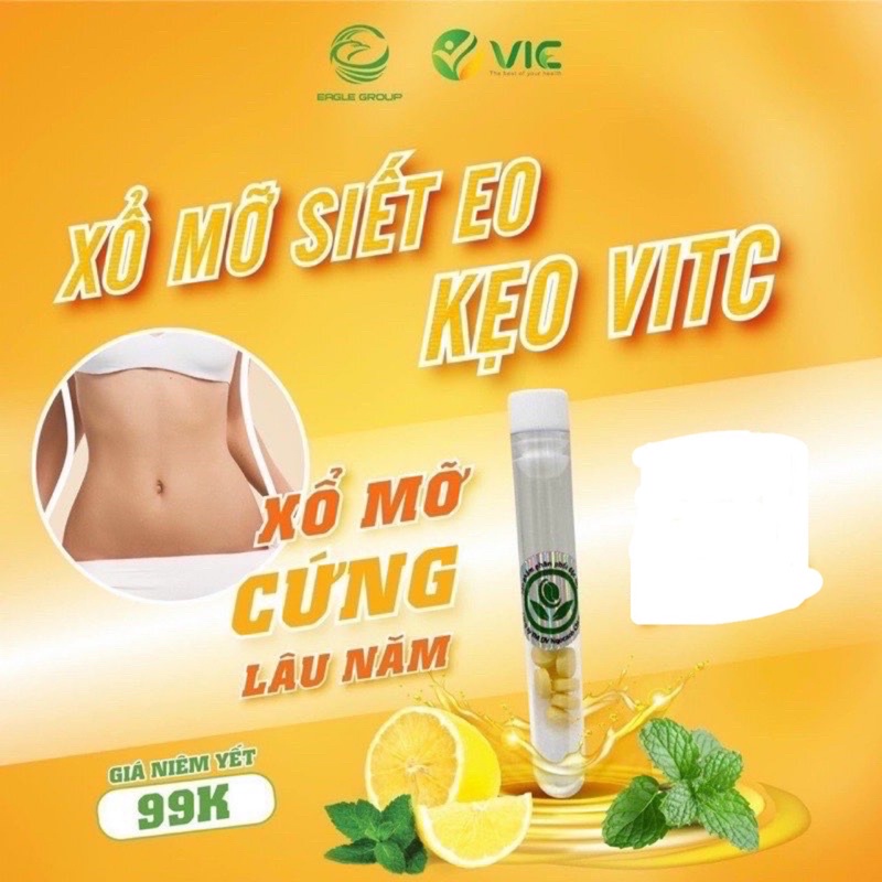 Kẹo VitC Siết Eo - Xổ Mỡ Ban Đêm nhà Kẹo Dứa