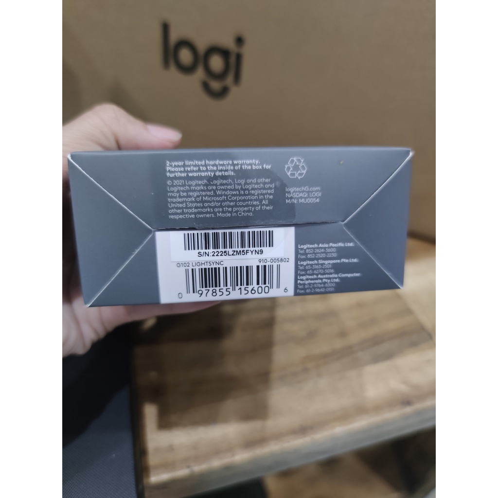 Chuột Logitech G102 LightSync RGB hàng chính hãng